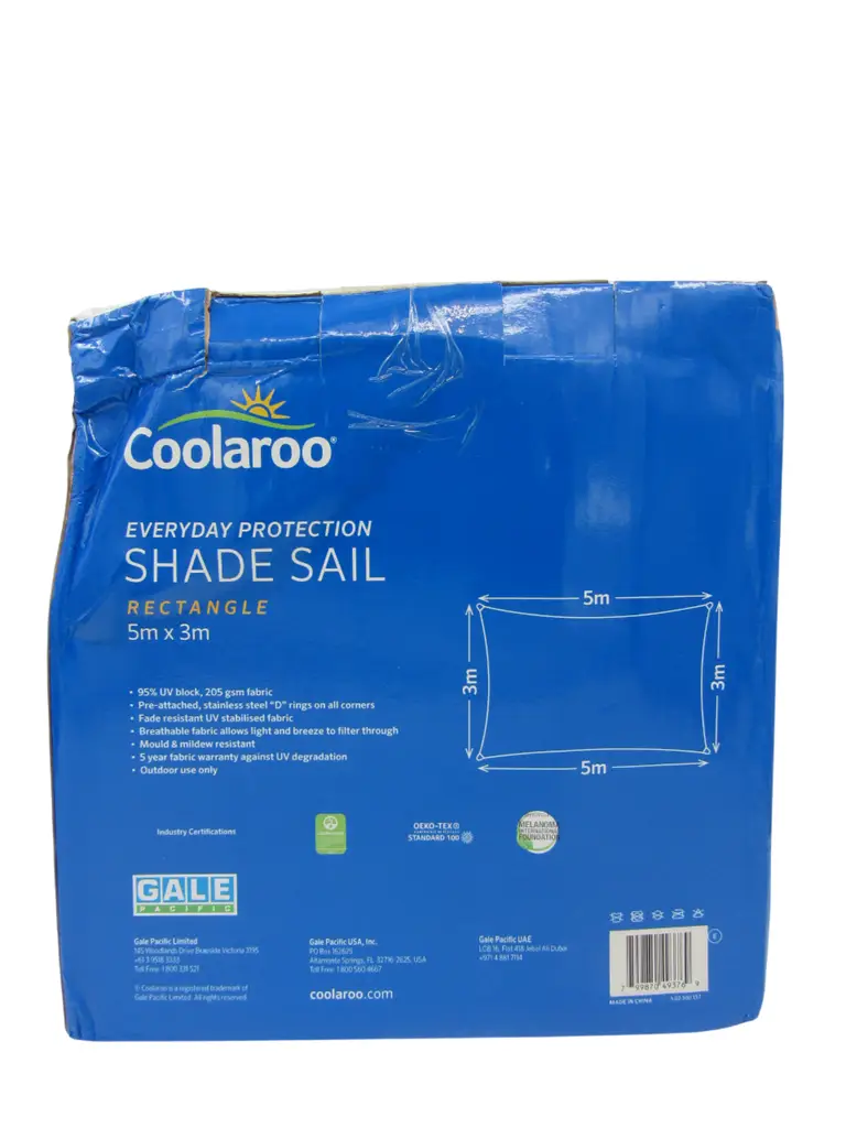 Cooler Roo Shade Sail - View 2