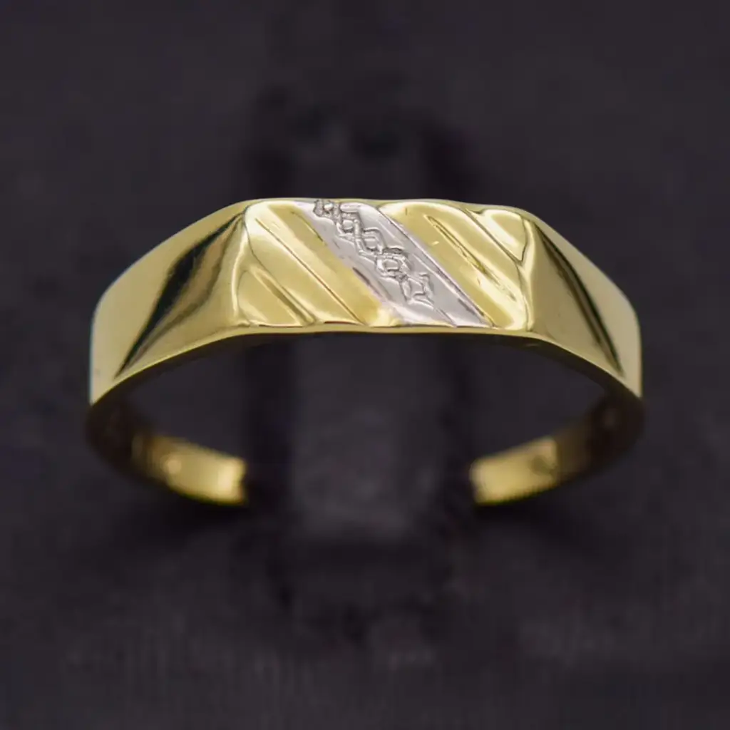 9ct Yellow Gold Men's Ring