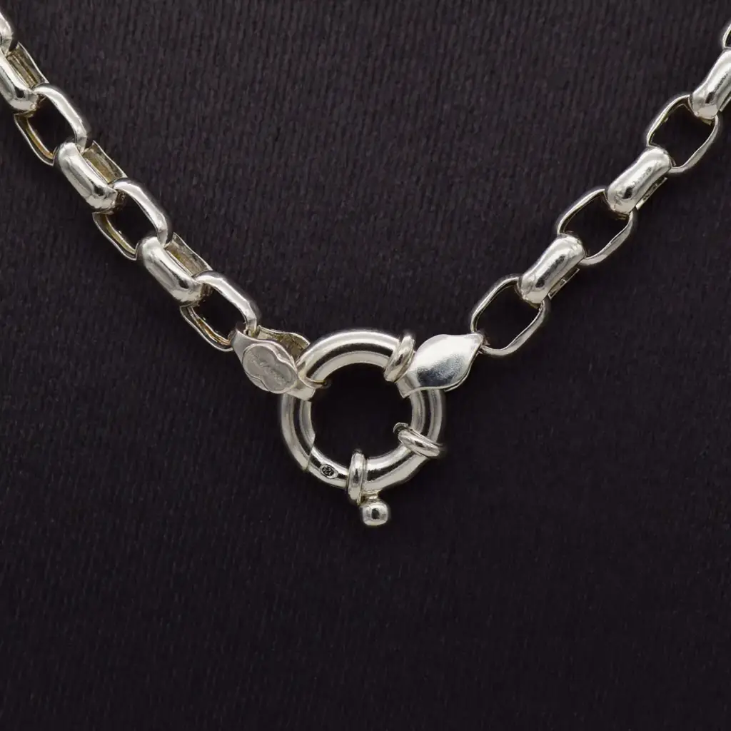 Silver-925 Chain Rolo - Link - View 2