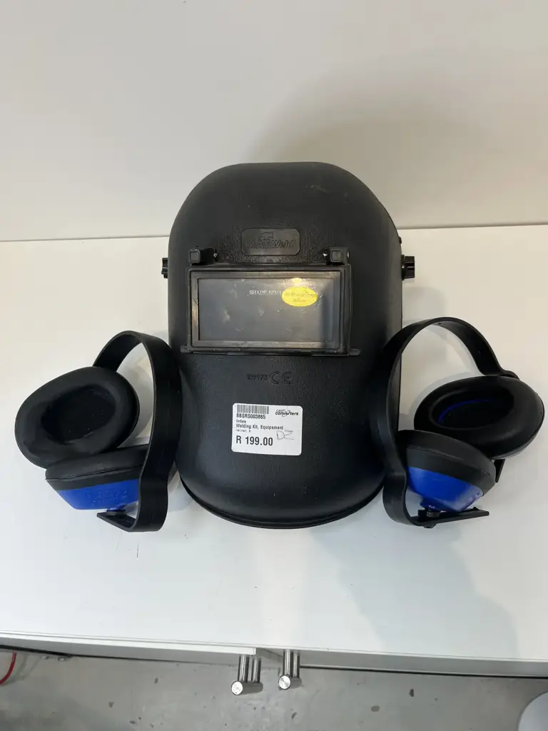 Welding Helmet And Ear Muffs - View 2