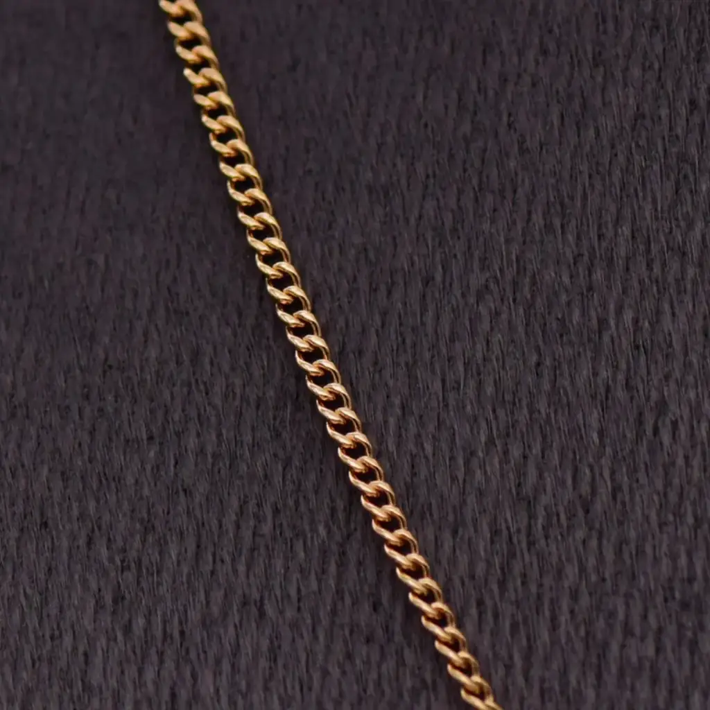 9ct Yellow Gold Chain Curb - Link - View 2