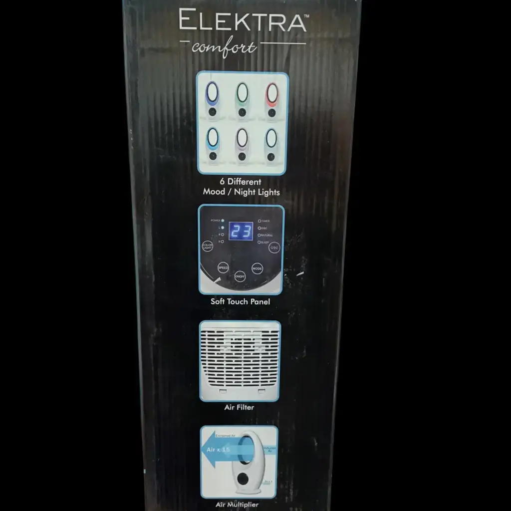 Elektra Aero-Cool Bladeless Fan With Remote - View 2