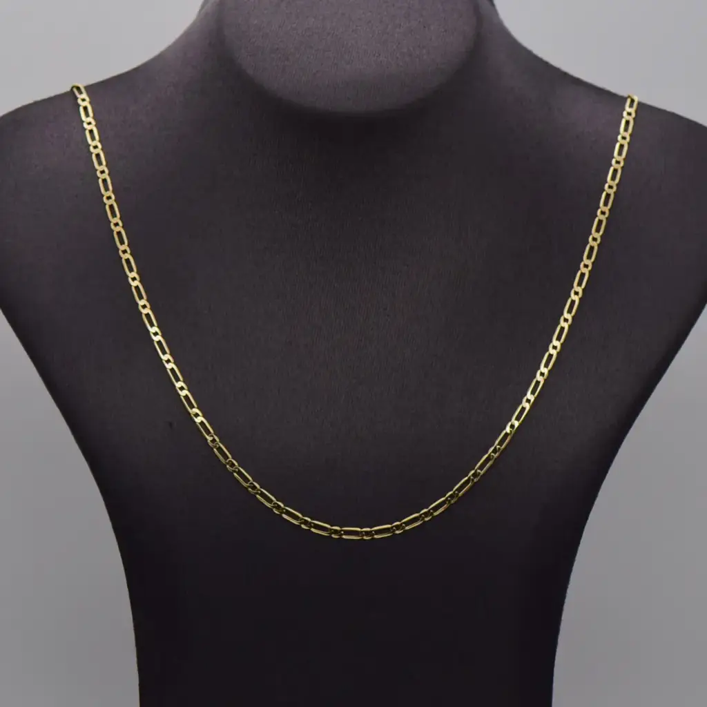 9ct Yellow Gold Chain Figaro-Link
