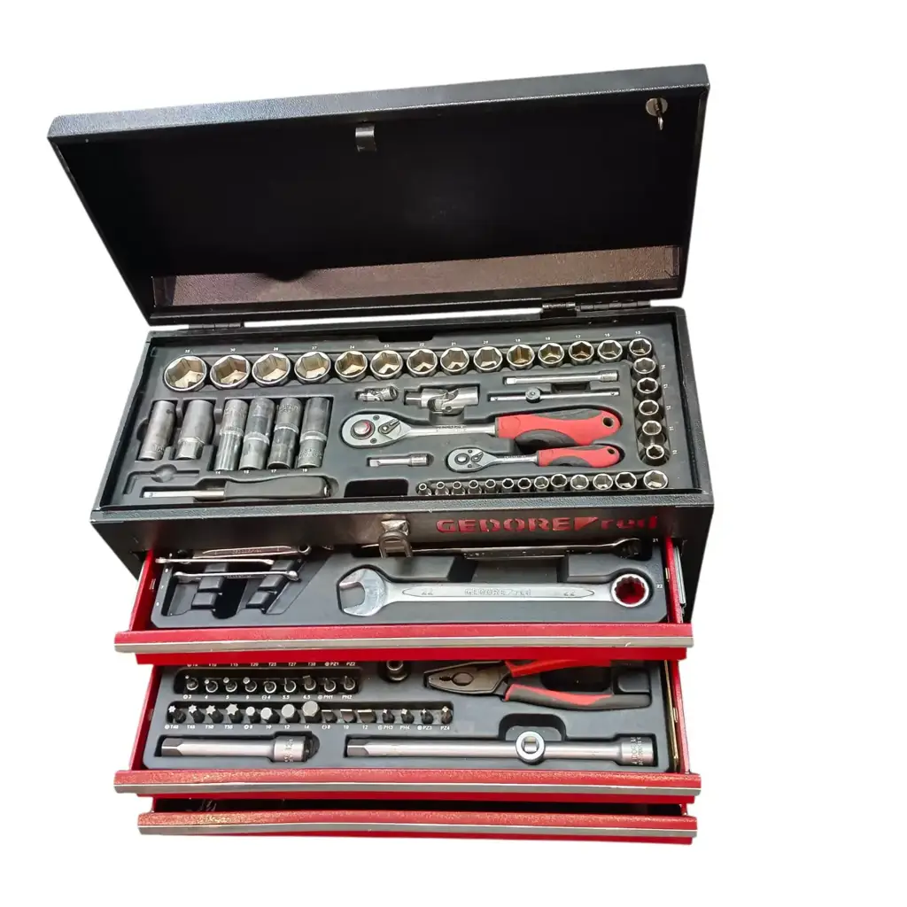 Gedore Red 108-Piece Tool Assortment Spanner Set ( Incomplete )
