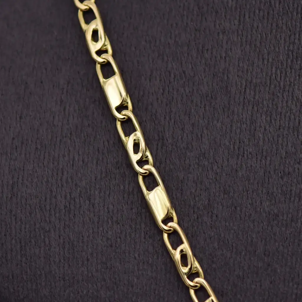 18ct Yellow Gold Chain Fancy-Link - View 2