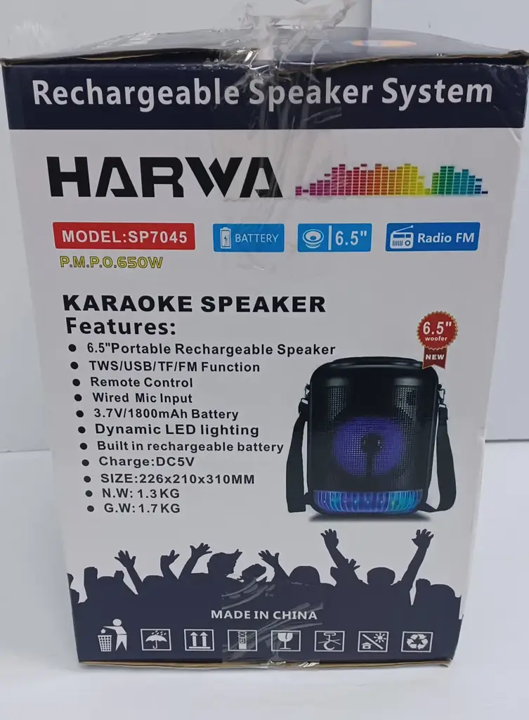 Harwa Sp7045 Bluetooth Speaker - View 2