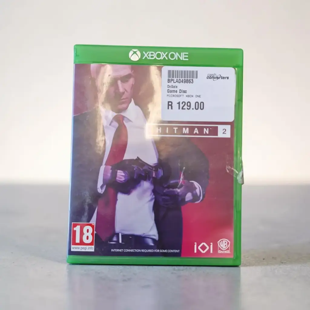 Microsoft Xbox One Hitman 2 Game Disc