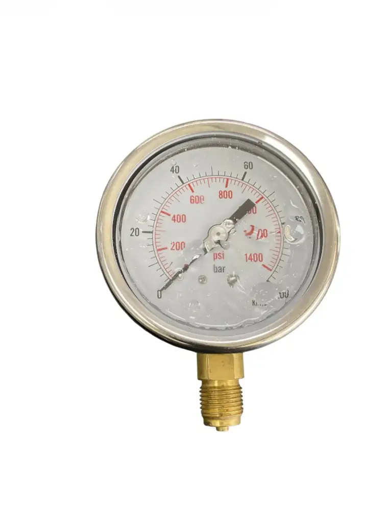 100 Bar Glycerine Pressure Guage - View 2
