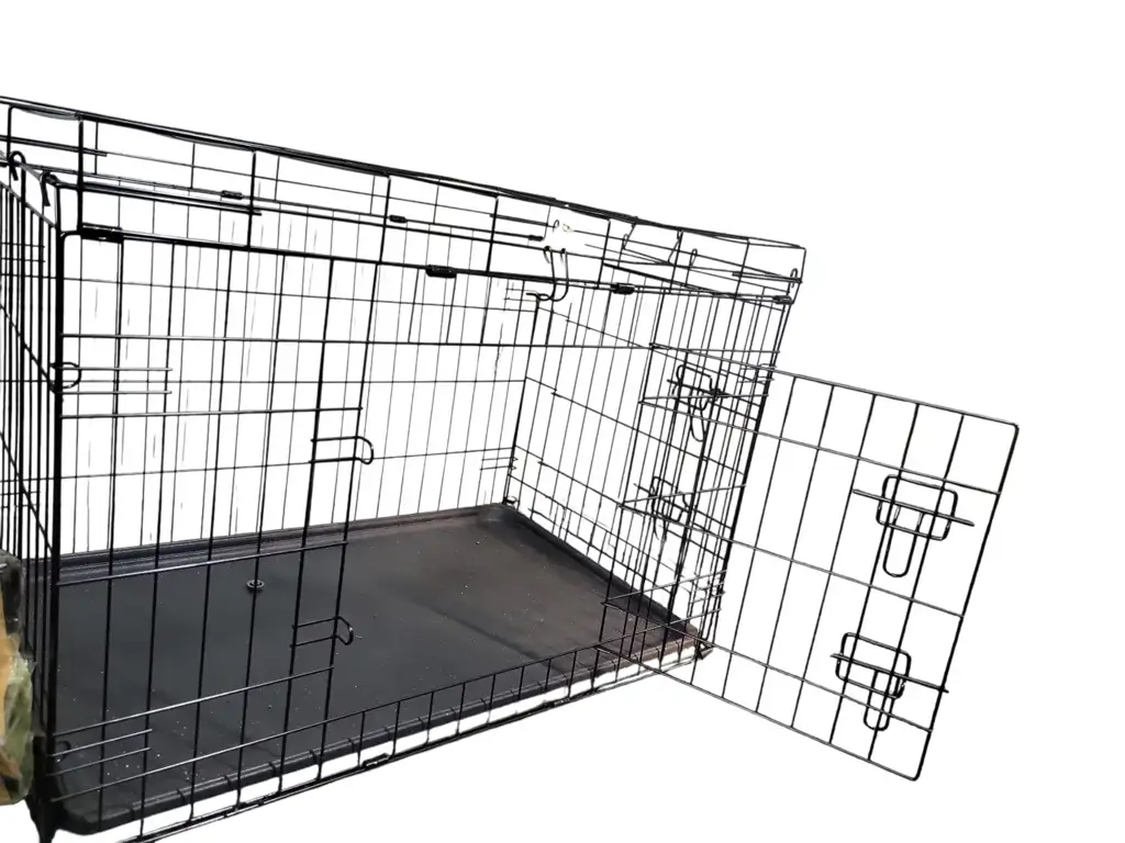 Foldable Double Door Pet Cage - View 2
