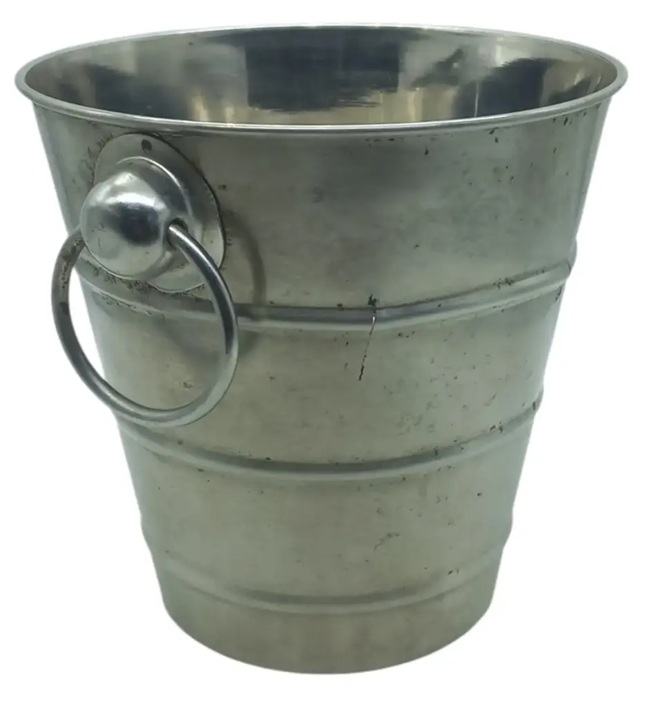 Small Galvanized Metal Bucket - View 3