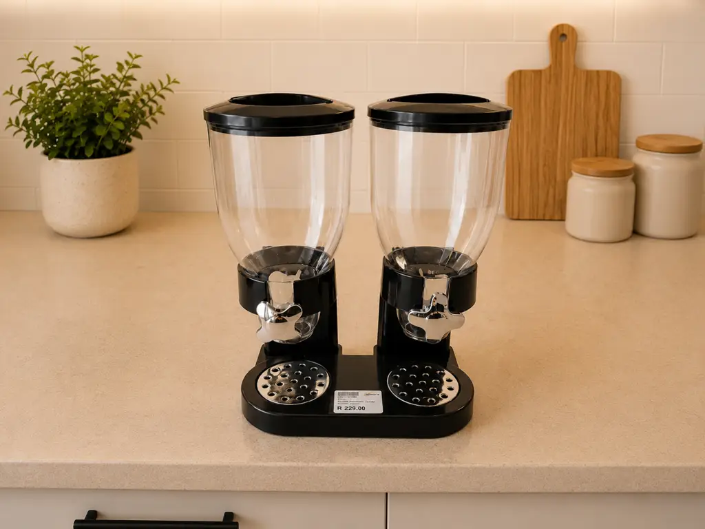 Cereal Dispenser Spb-A6793 | Dual Dry Food Dispenser