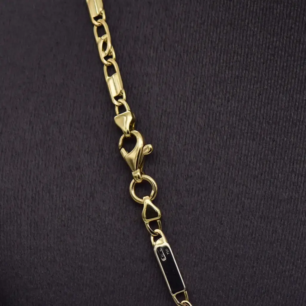 18ct Yellow Gold Chain Fancy-Link - View 3