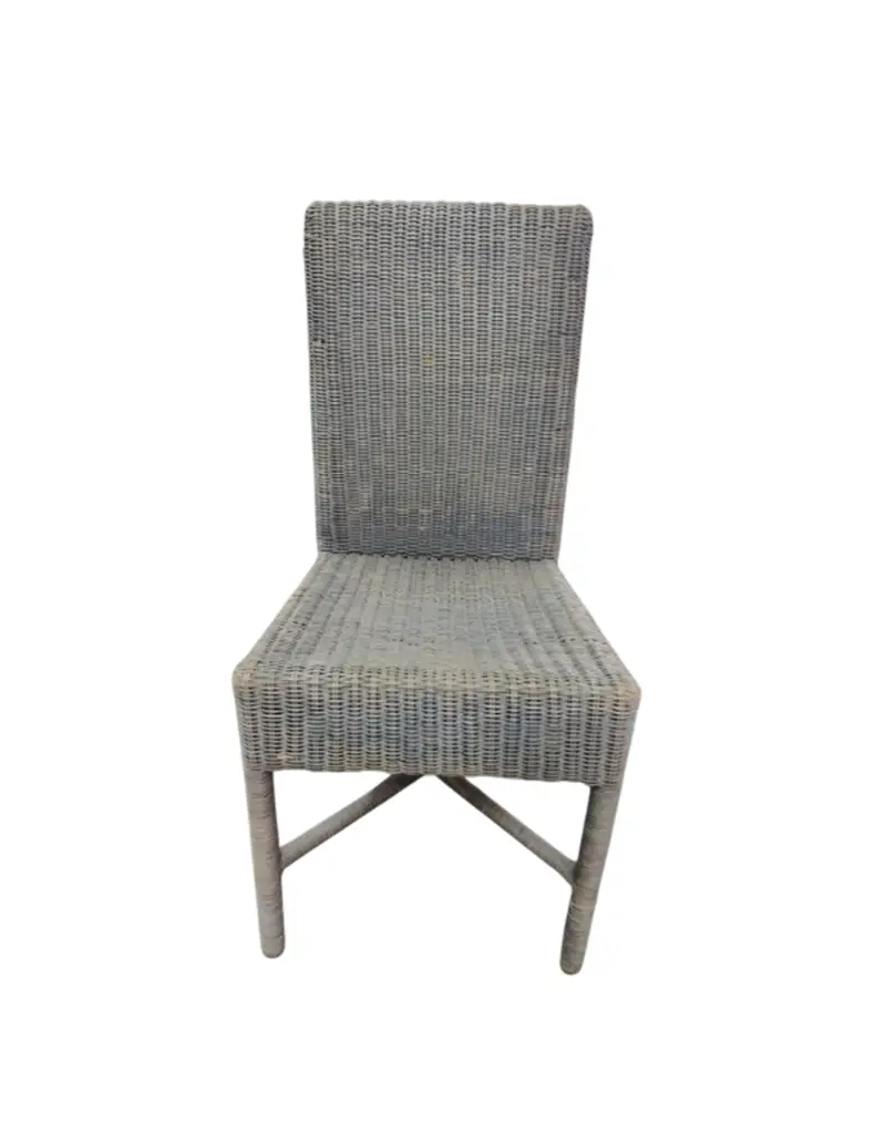 Igh-Back Woven Rattan / Cane Chair