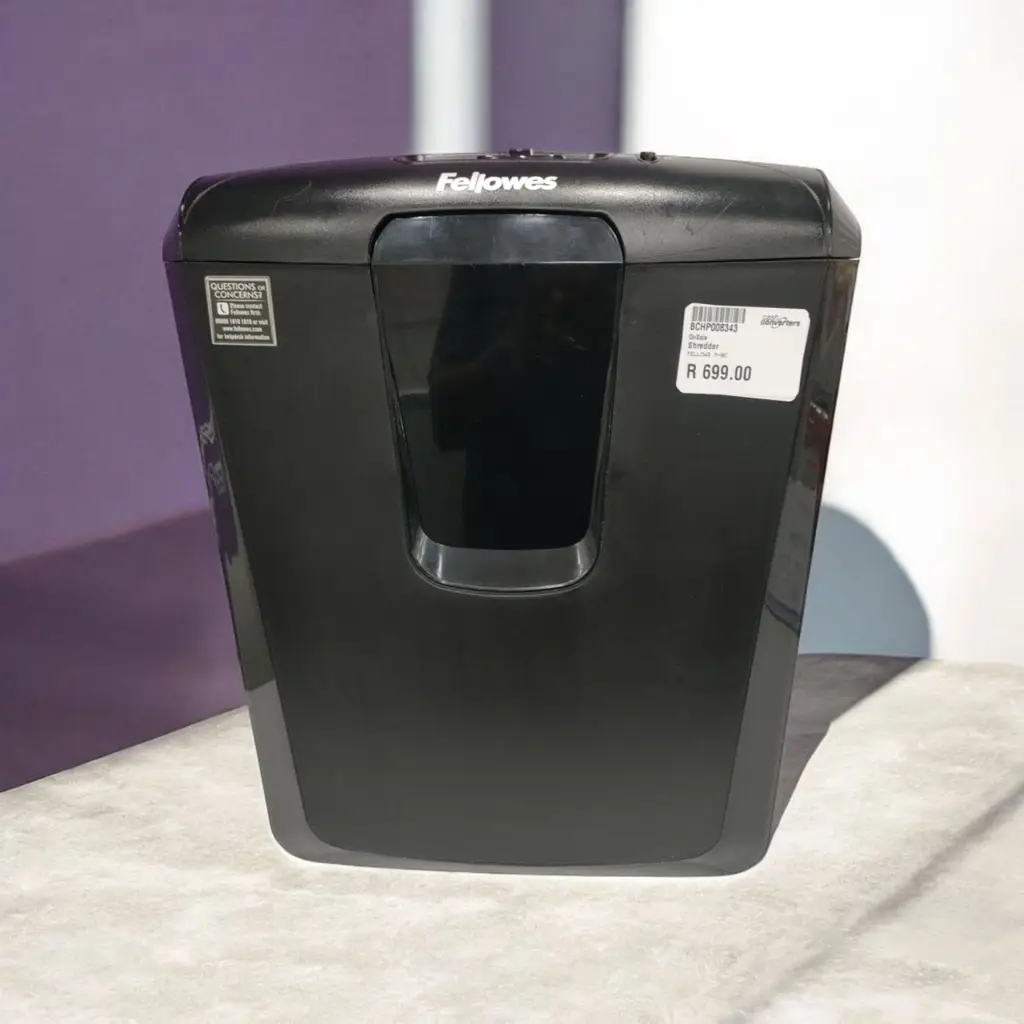 Fellowes Powershred M-8C Cross-Cut Shredder - View 3