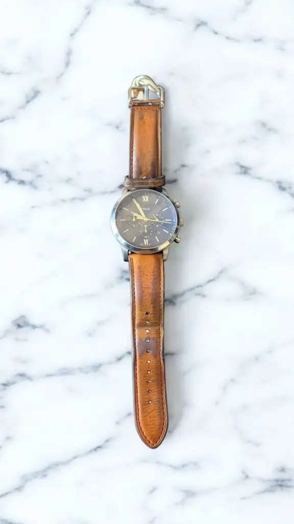 Fossil Nuetra Chrono Tan Leather Men Watch-Fs5453 - View 2