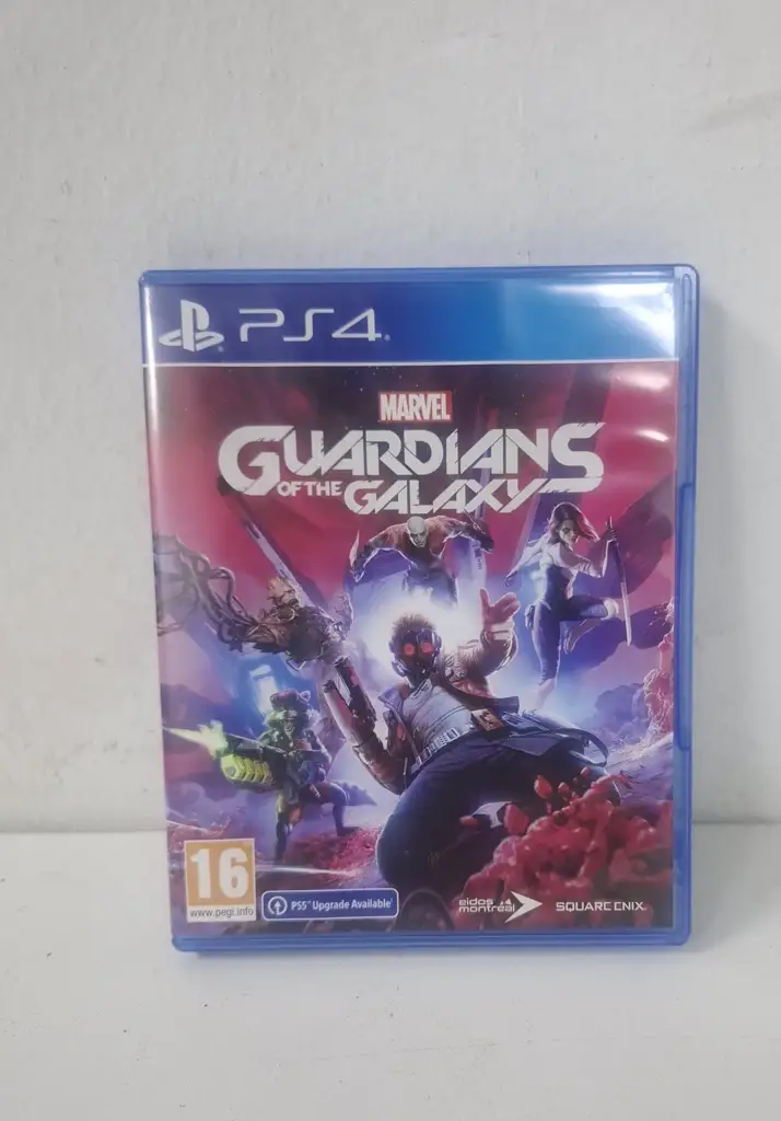Sony Ps4 Guardians Of The Galaxy Game Disc