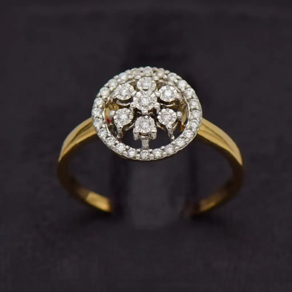 18Ct Yellow Gold Dress Ring