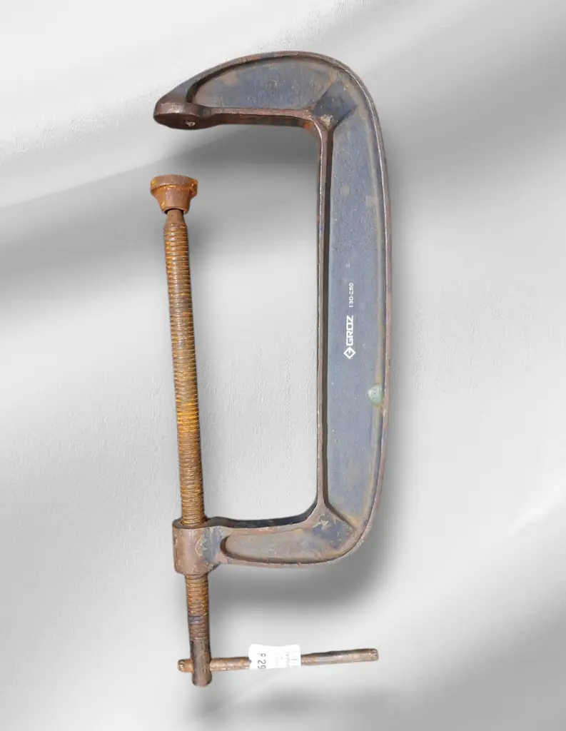 Groz 13D‑250 Ribbed G‑Clamp