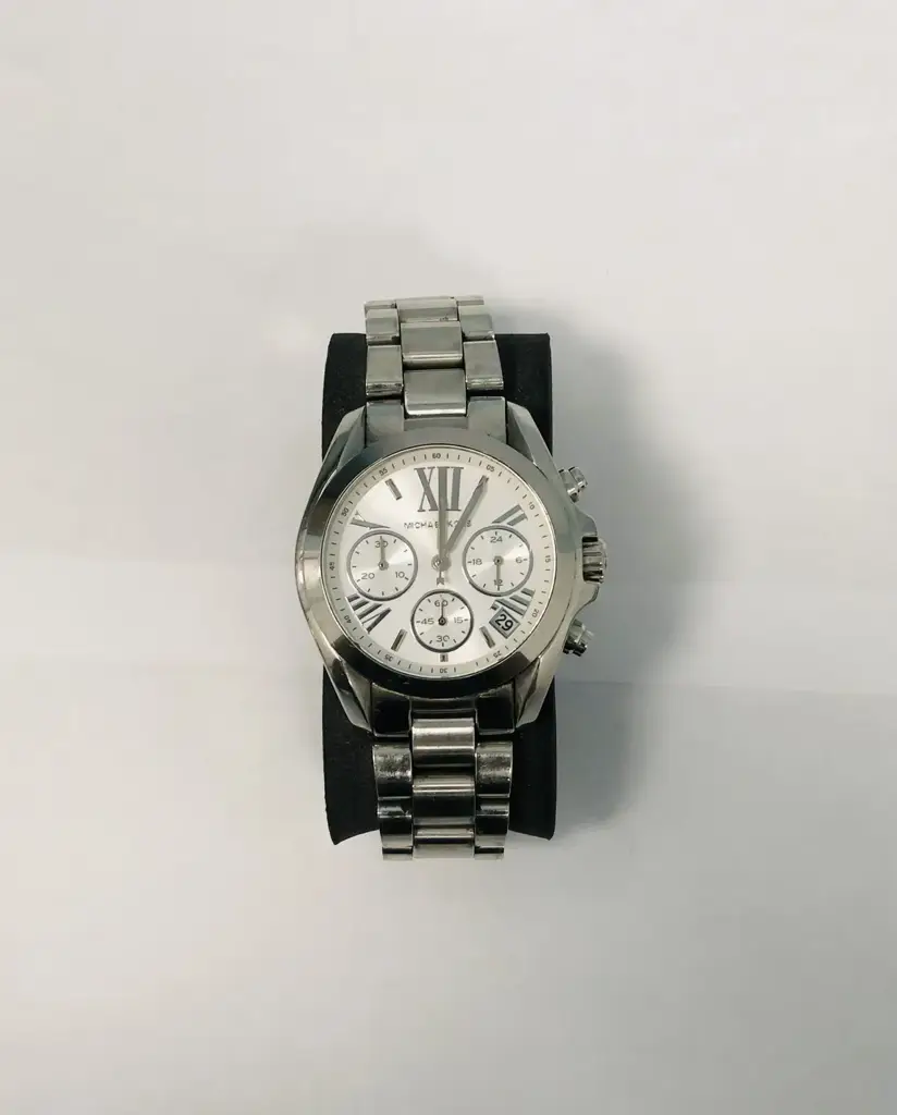 Michael Kors Bradshaw Silver‑Tone Watch Mk6174