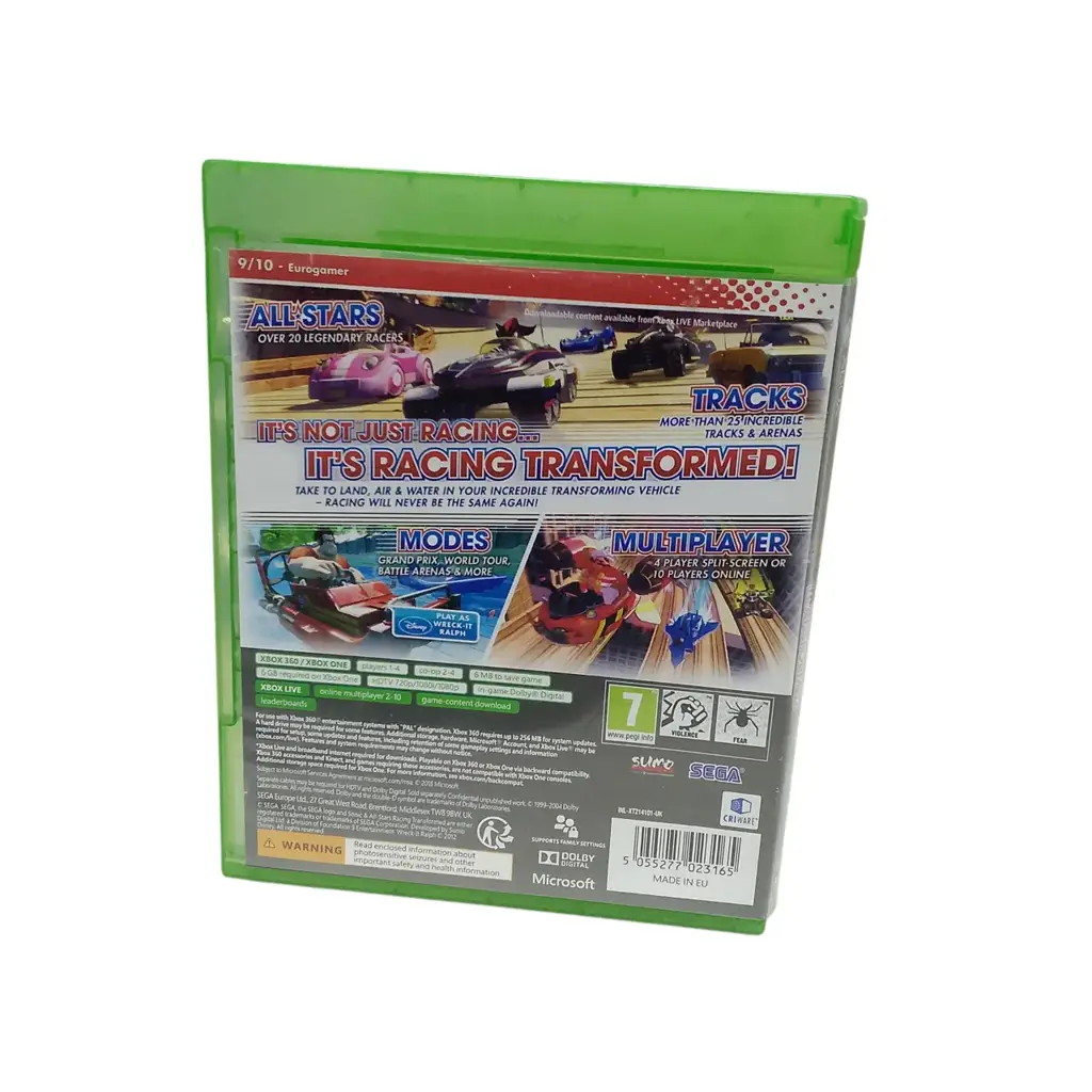 Xbox One/Xbox 360 Sonic & All Stars Racing Transformed - View 3