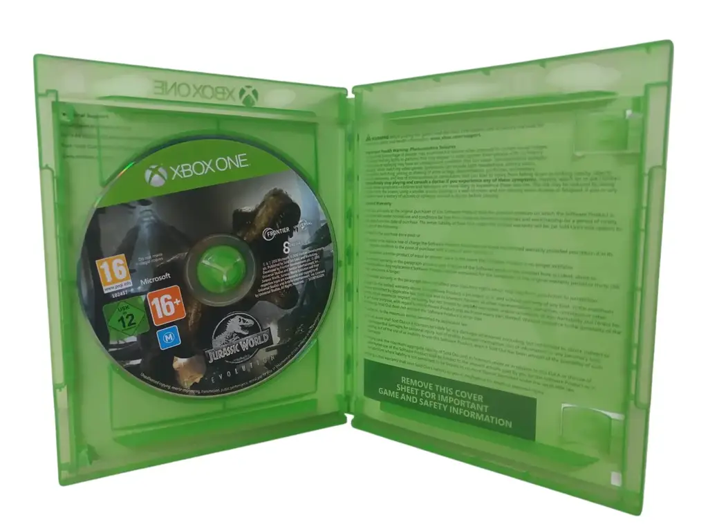 Xbox One Jurassic World Evolution Game Disc
