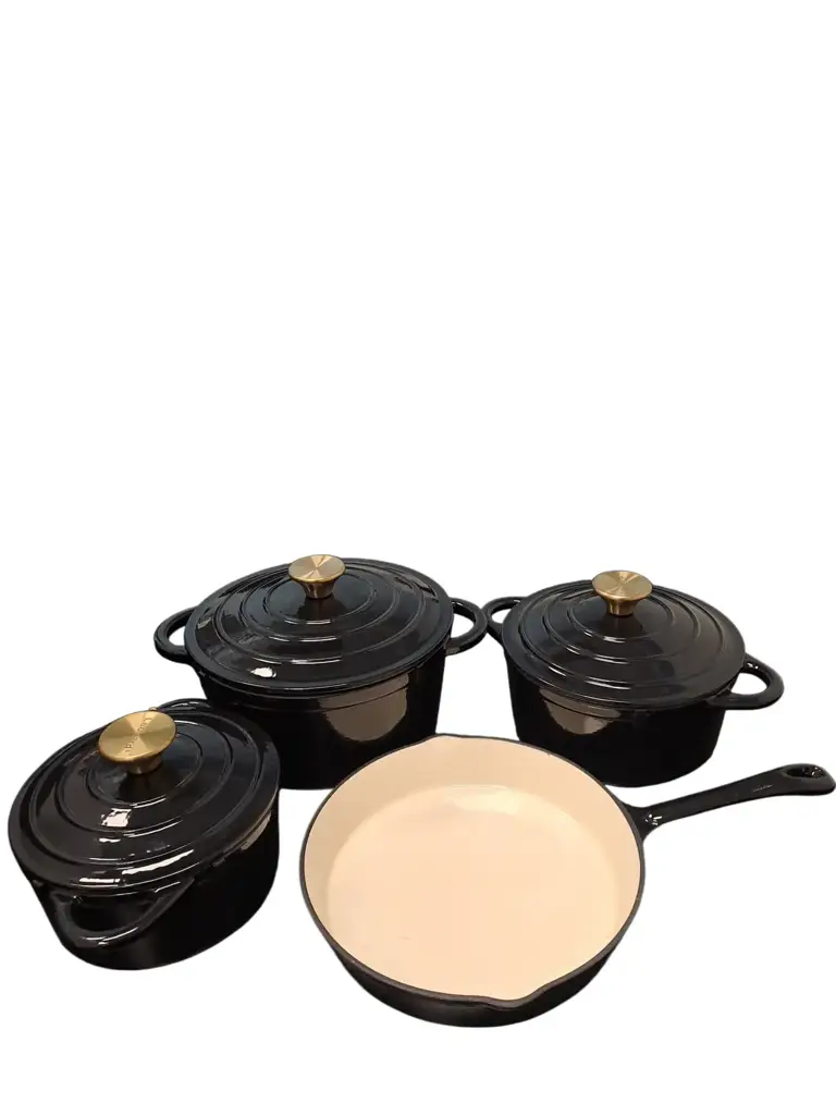 Leopard 7-Piece Cast Iron Cookware Set