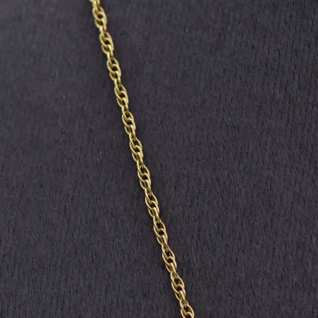 9ct Yellow Gold Chain Rope-Link - View 2