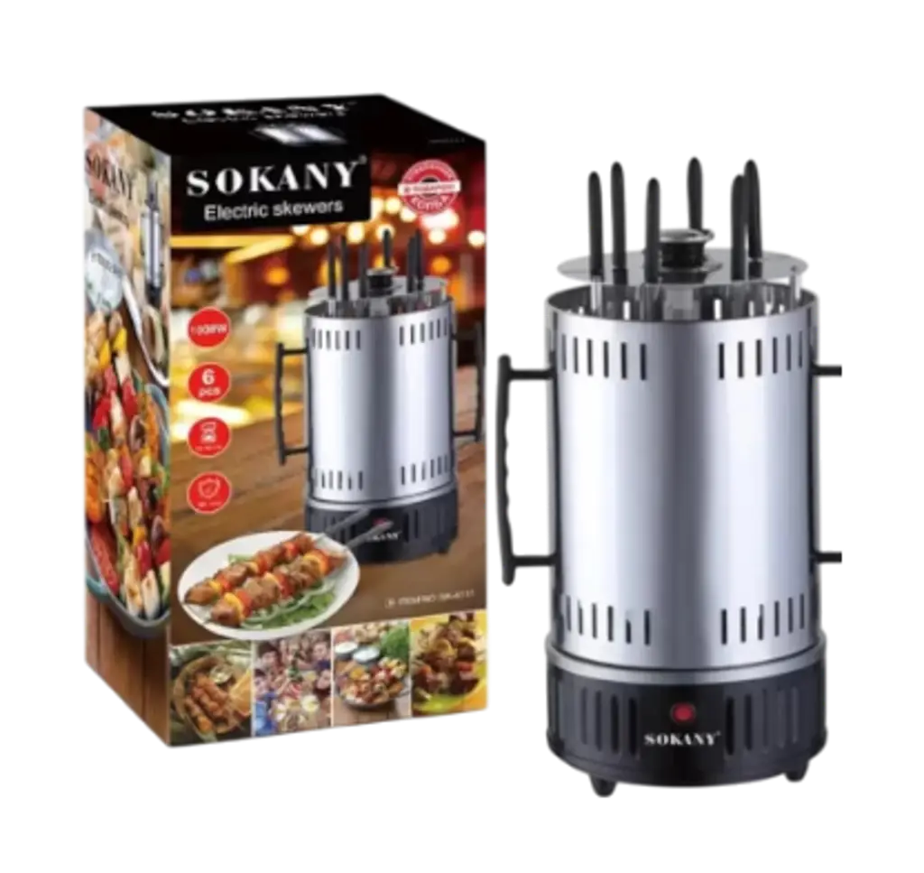 Sokany Sk-6111 Electric Skewers Meatball Rack Grill (Brand New)