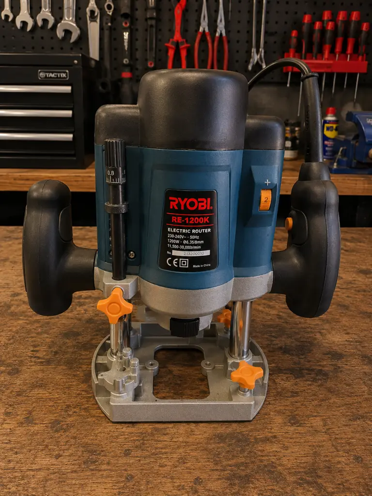 Ryobi Re-1200K Electronic Router – Second Hand - View 2
