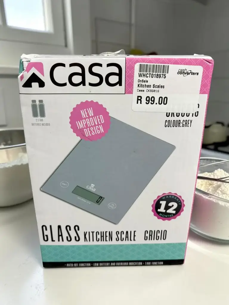 Casa Glass Kitchen Scale – Grigio Cksg01g