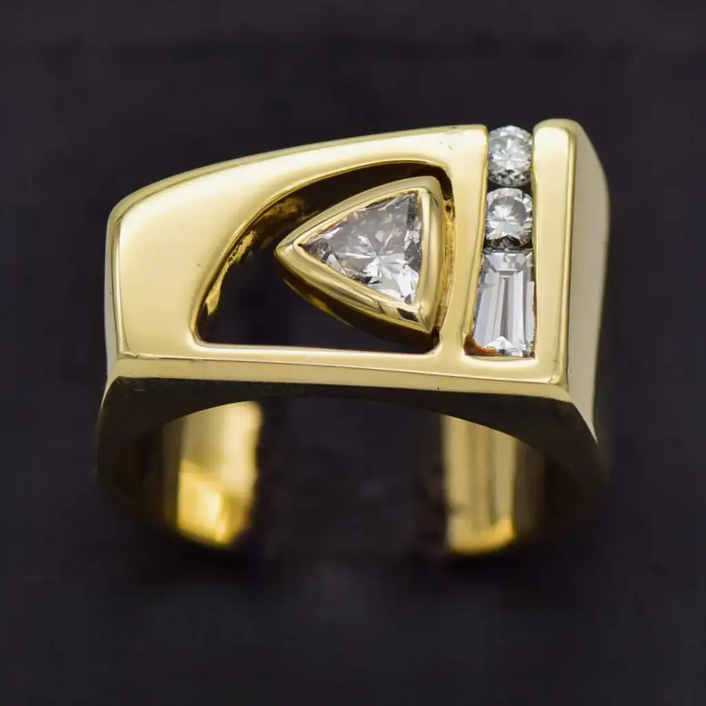 9ct Yellow Gold Men's Ring