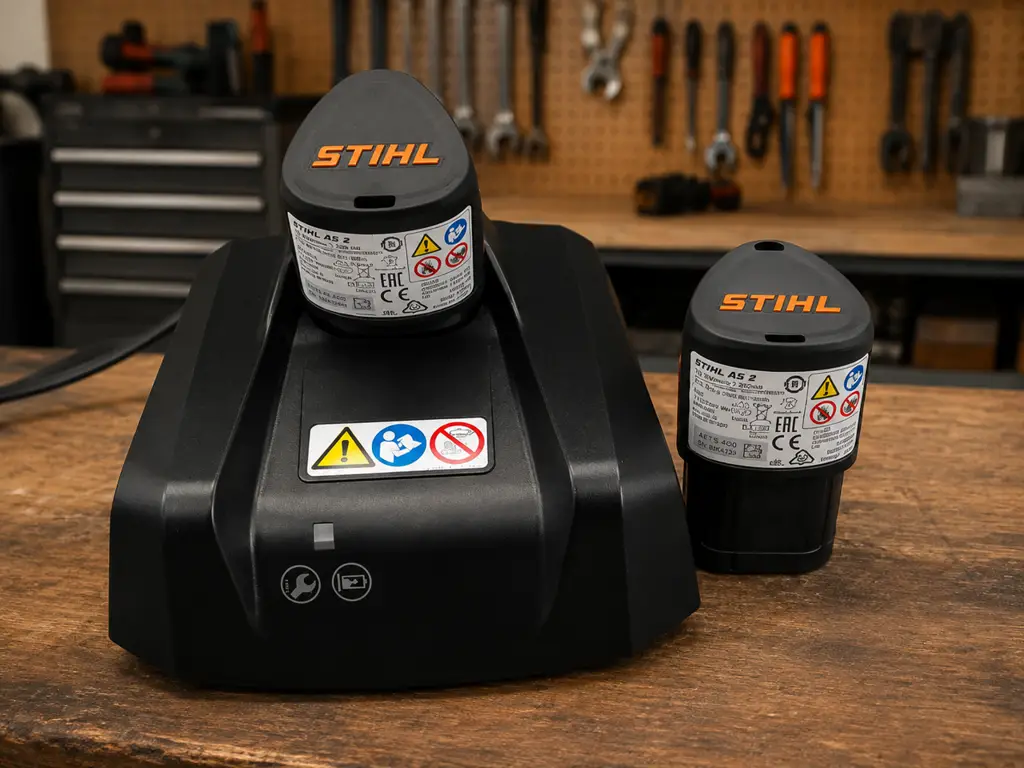 Stihl Al 1 Charger With 2 × As 2 Batteries