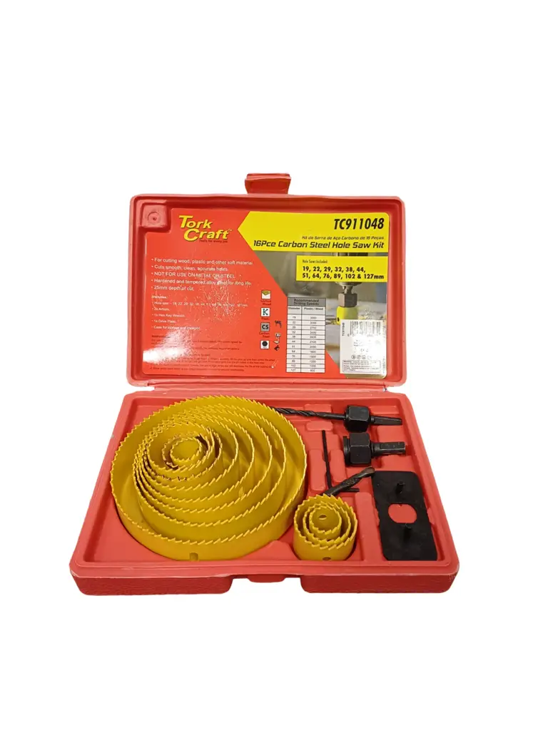 Hole Saw Tork Craft 16Pc