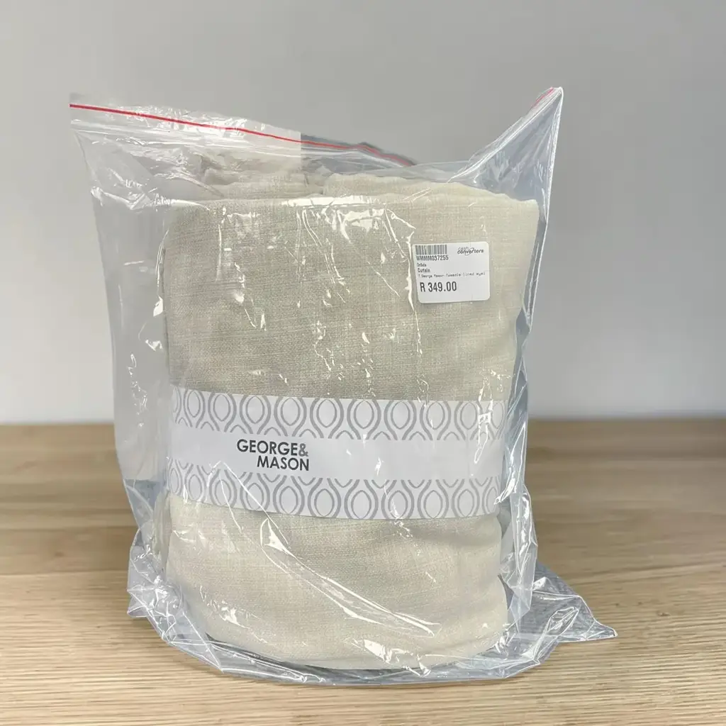 George Mason Tweedle Lined Eyelet Curtains