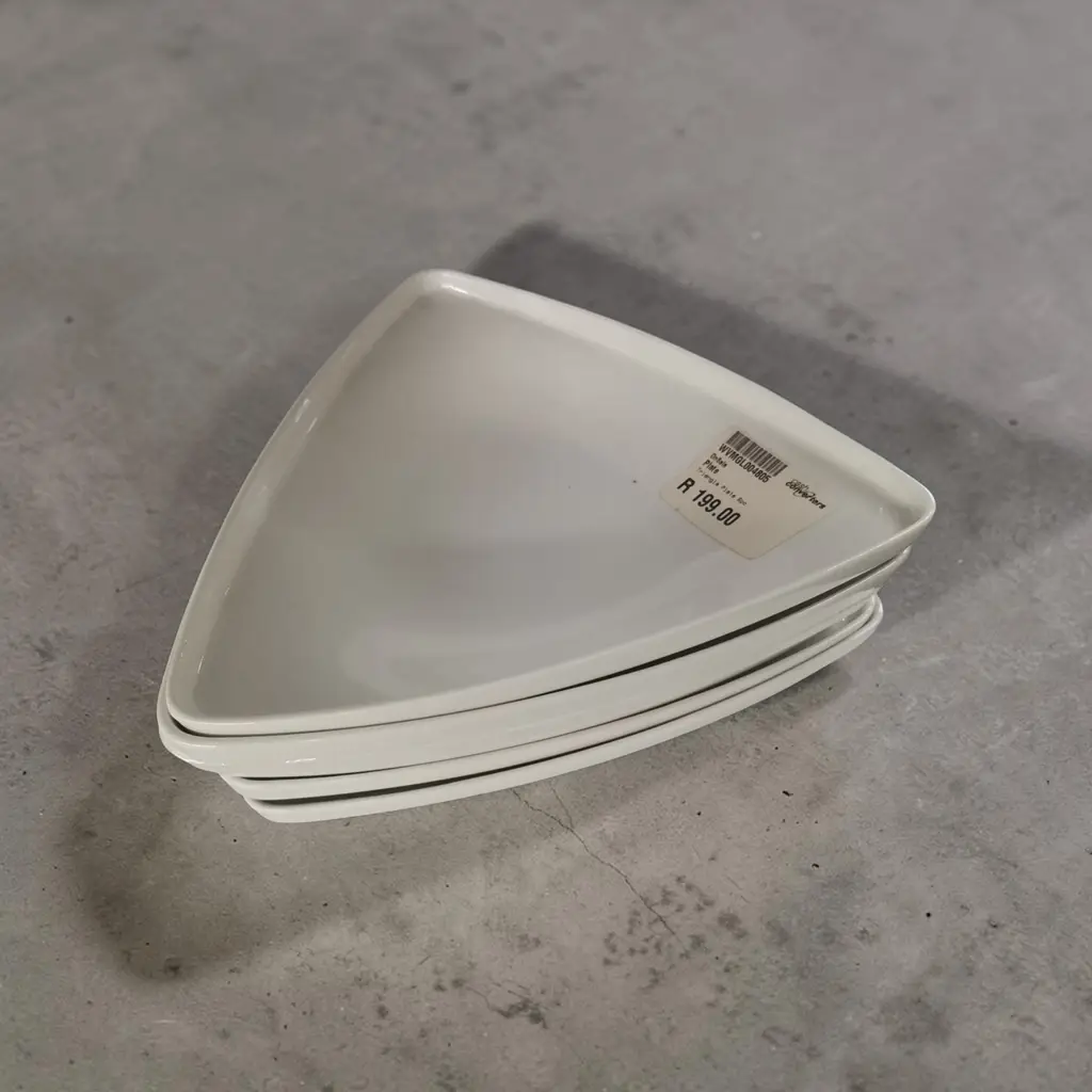 Triangle Plate 6Pc