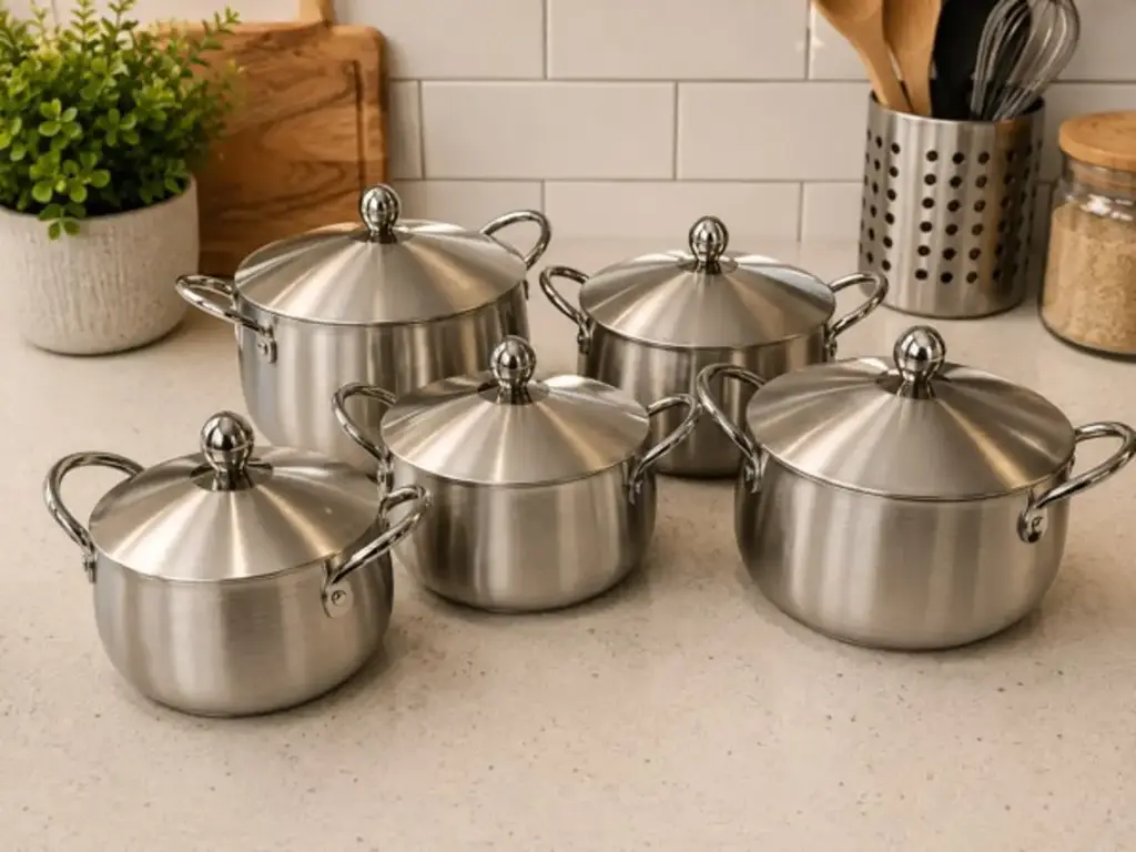 Spbb 0437 Stainless Steel 10-Piece Cookware Set – New