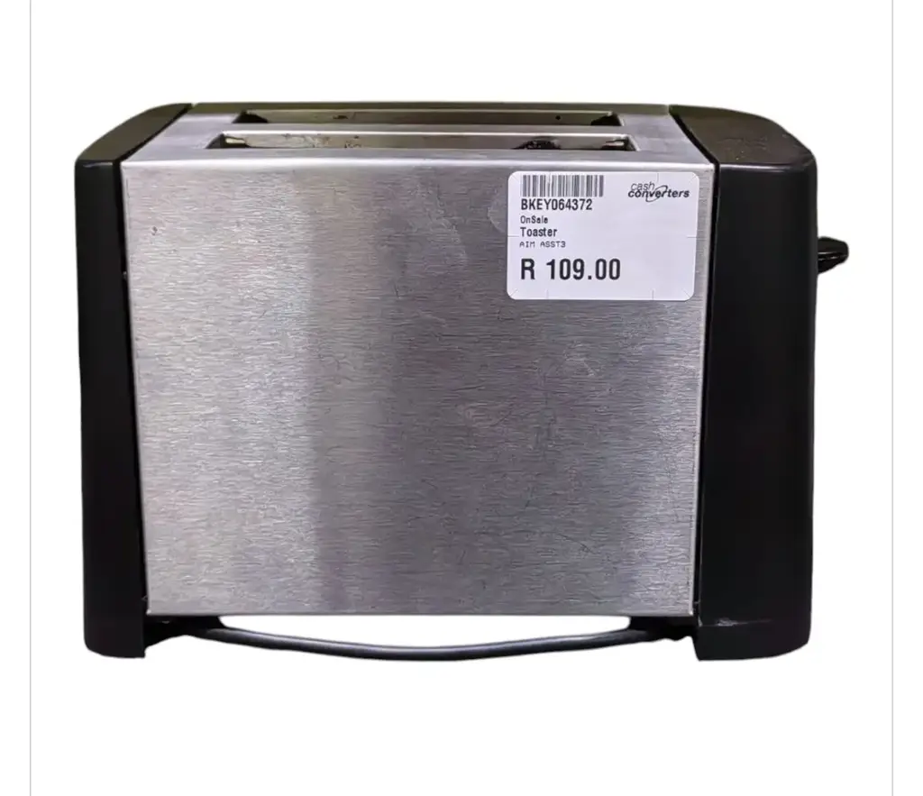 Aim 2-Slice Stainless Steel Toaster: