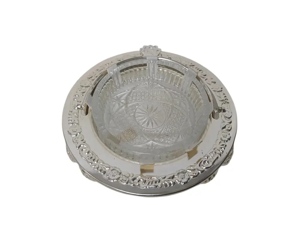 Queen Anne Silver Butter Dish - View 4