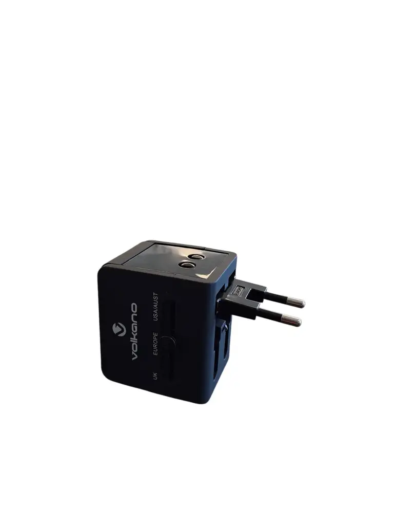 Volkano International Series Travel Adaptor Plug With 2 Usb Ports - View 2