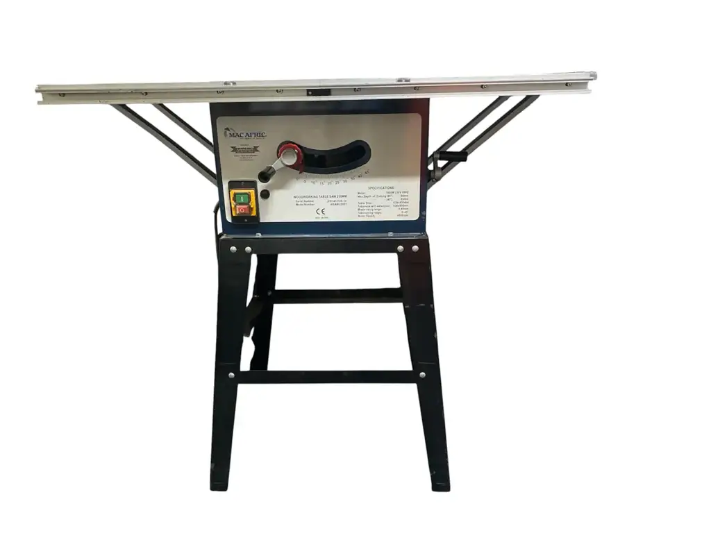 Mac Afric 250 Mm Table Saw With Stand - View 2