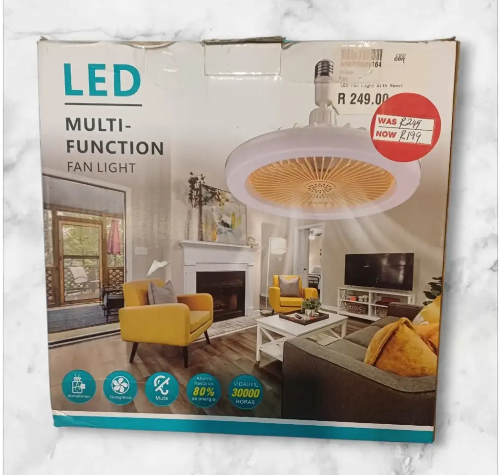 Led Fan Light With Remote - View 2