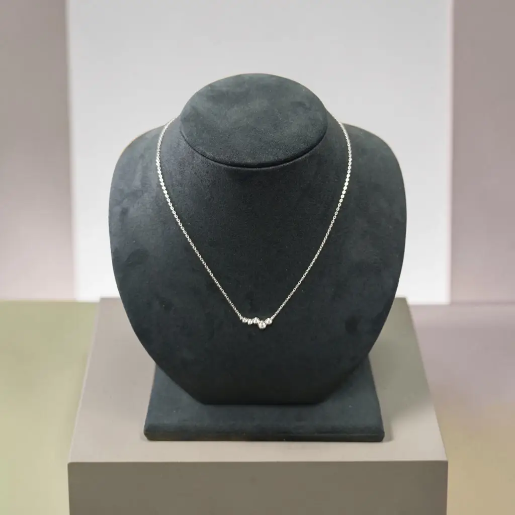 Silver Roma Necklace-M15988.42