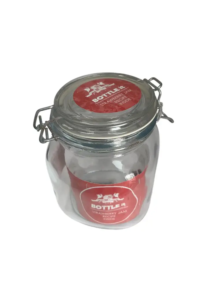 Storage Jar With Clip Lid - View 2