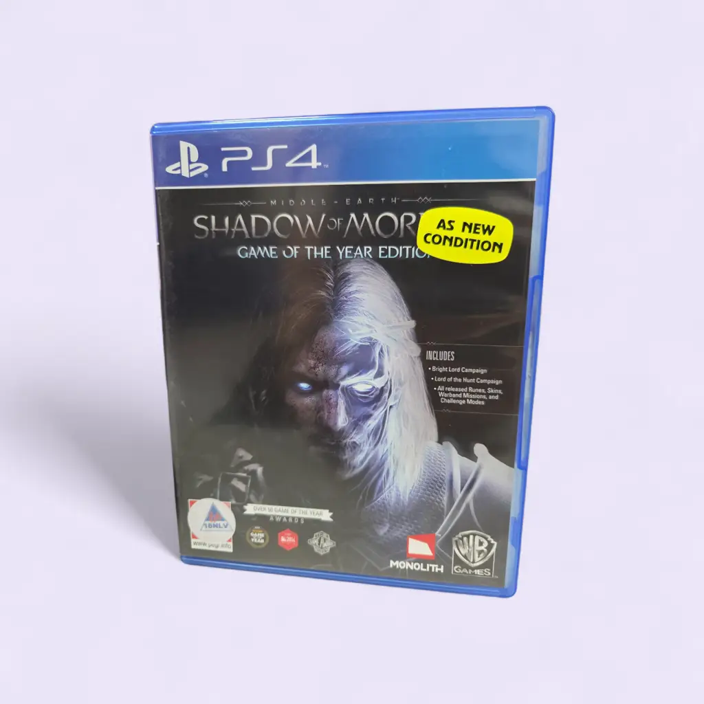 Ps4 Middle-Earth: Shadow Of Mordor - Game Of The Year Edition