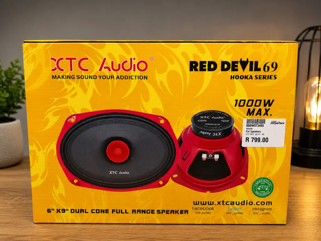 Xtc Audio Red Devil 69 Hooka Series – 6" X 9" Dual Cone Full Range Speakers