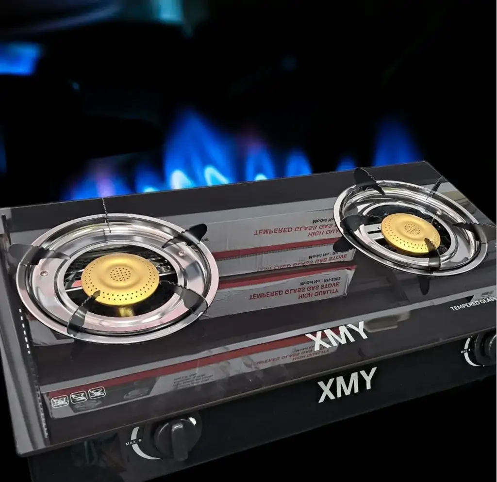 Xmy Glass Gas Countertop Stove