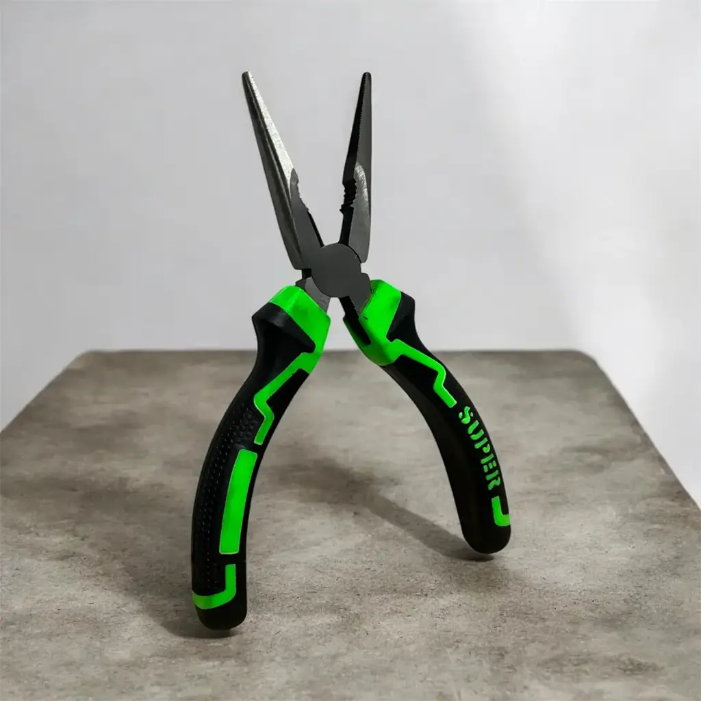 Blue Storm Tools 6" (150Mm) Long Nose Pliers. - View 2