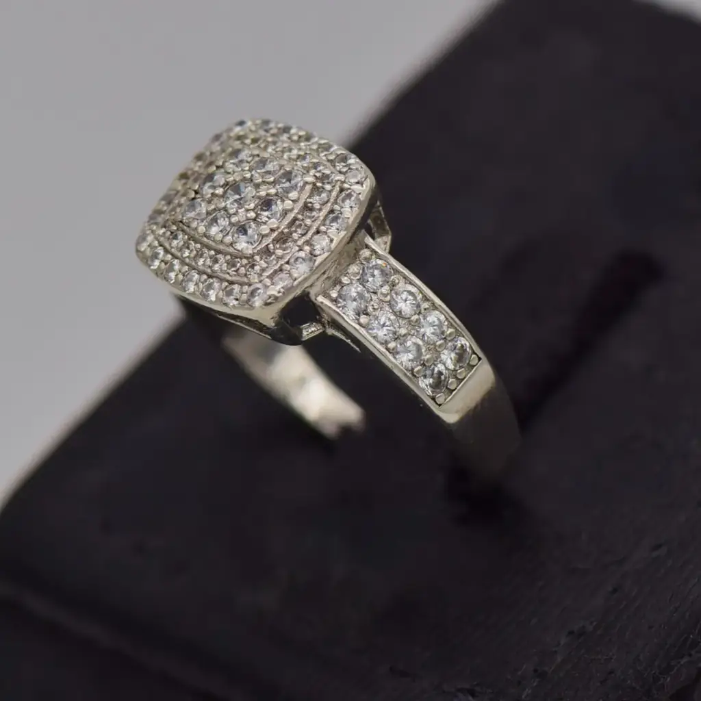 Silver-925 Dress Ring - View 3