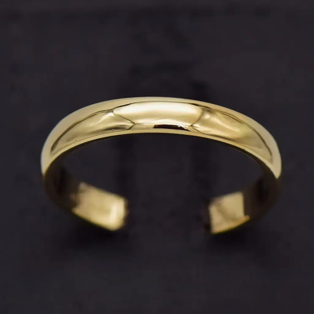 12ct Yellow Gold Wedding Band Plain