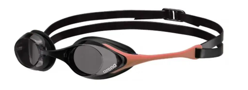 Arena Cobra Swipe Mirror Swimming Goggles (Smoke/Coral)- Brand New Condition